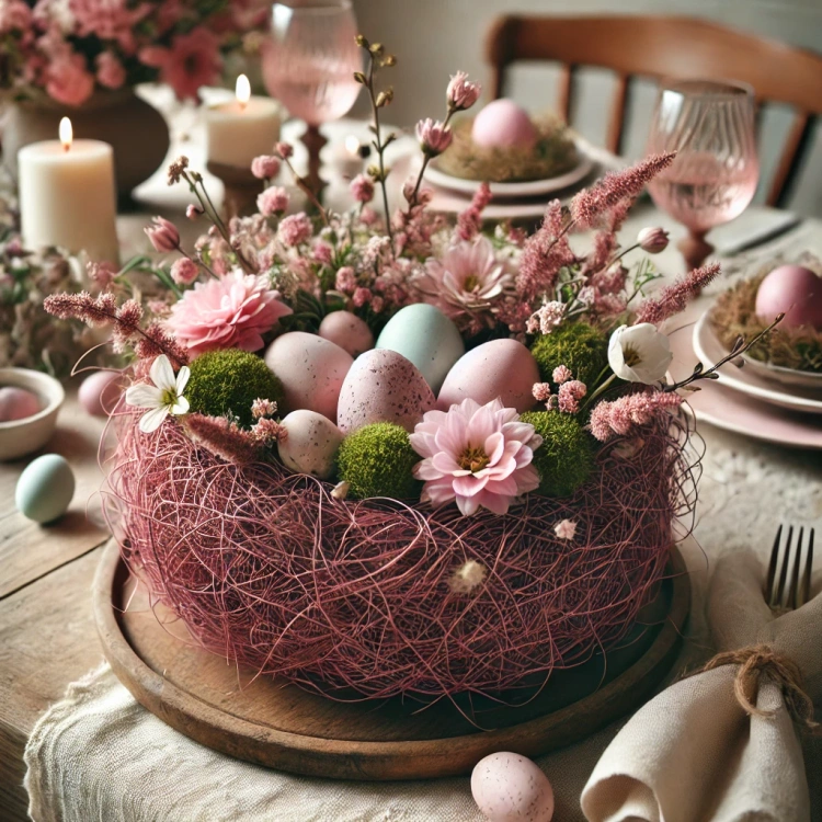 Natural sisal, prepacked, 50 g, dark pink