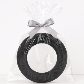 Kranz aus Jute ca. 25 cm türkis