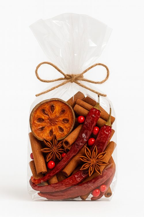 Natural Potpourri –Smell of Cinnamon, Anise and Hot Pepper (D) 