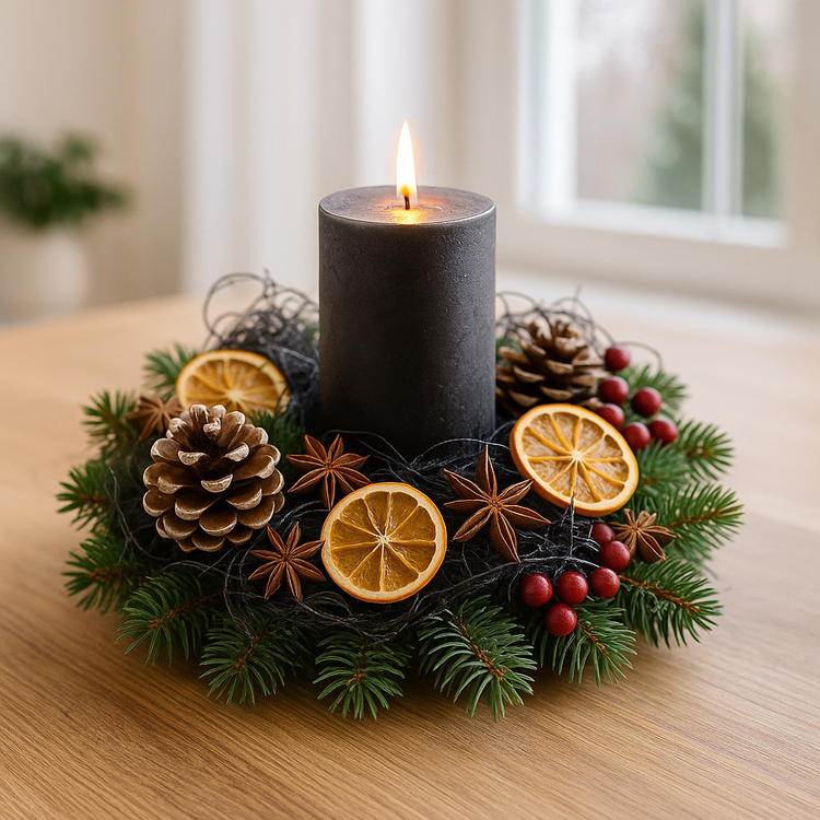 Curled moss, 30 g, black