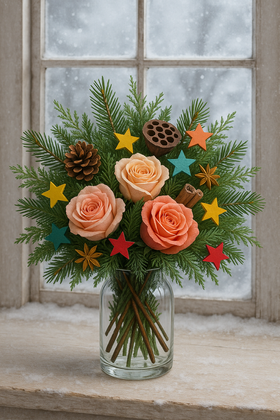 Lotus dyed diameter 6-8 cm 6 pcs/pkg black