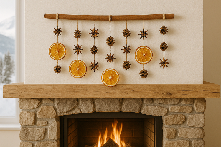 Wreath of naturalcones  ca.30cm