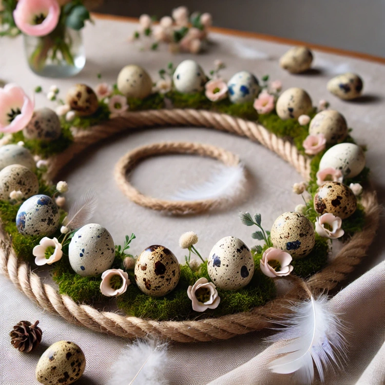 Quail blown eggs 6pcs/pkg