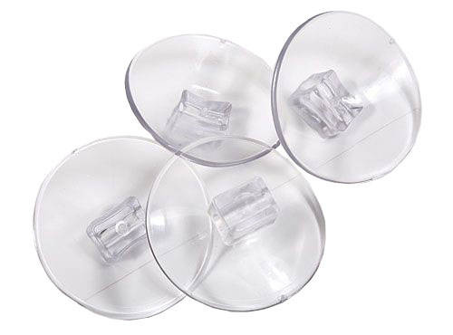 Suction cups, silicone, rubber, large approx. 5 cm (4 pcs / pack) 