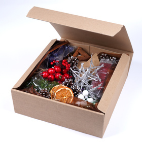 Zestaw prezentowy DIY – świąteczny komplet do rękodzieła | Kreatywny upominek firmowy, zestaw dekoratorski premium