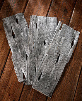 Papaya bark, sheets 28x10 cm, 200g 6pcs/pkg silver