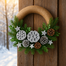 Zweige von Heidelbeeren, Bündel aus 8-10 Zweigen, Länge ca. 30 cm, weiß