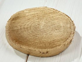 Goldene Scheibe von Birken 7-10 cm, 2-3 cm dick