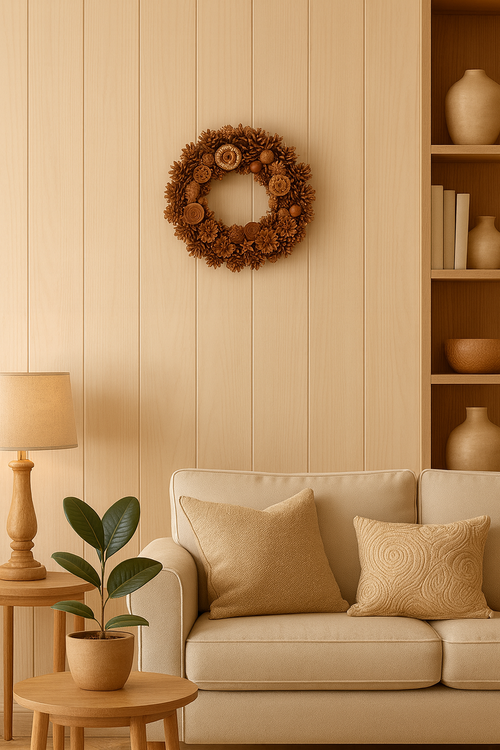 Wreath of naturalcones  ca.30cm