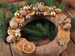 Decorative winter wreath 25 cm