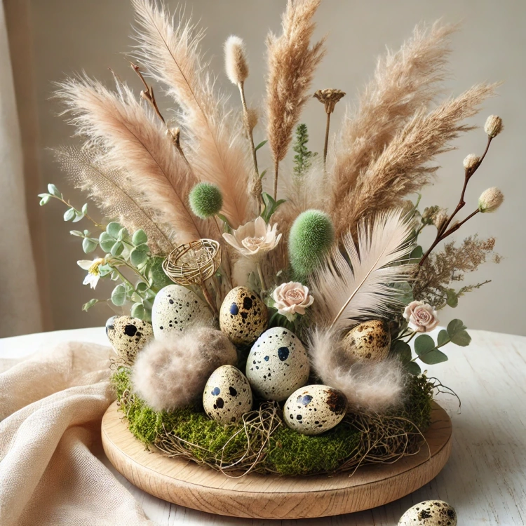 Quail blown eggs 6pcs/pkg