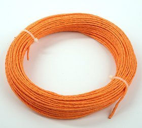 Floristischer Draht aus 12m Papier, orange