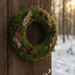 Wreath of moss and bark 25 cm
