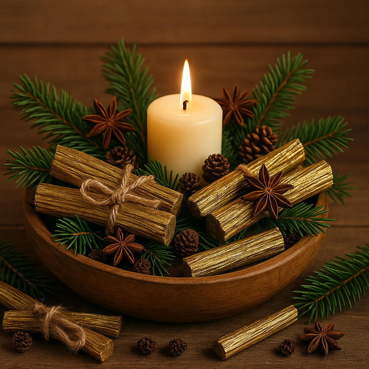 Gold wood, L 10-12 cm, 6 pcs