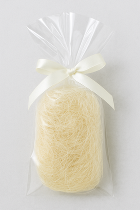 Natural sisal prepacked 50g bleached