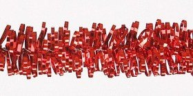 Minigirlande, Dicke 0,8 cm / 10 m rot