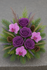 Wreath 35-40 cm purpkle