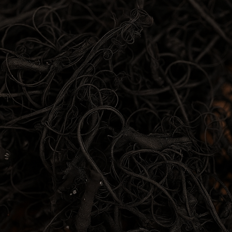 Curled moss, 30 g, black