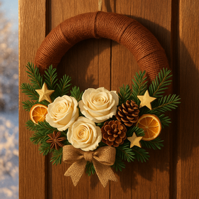 Lotos gefärbt Durchmesser 6-8 cm 6 Stck schwarz