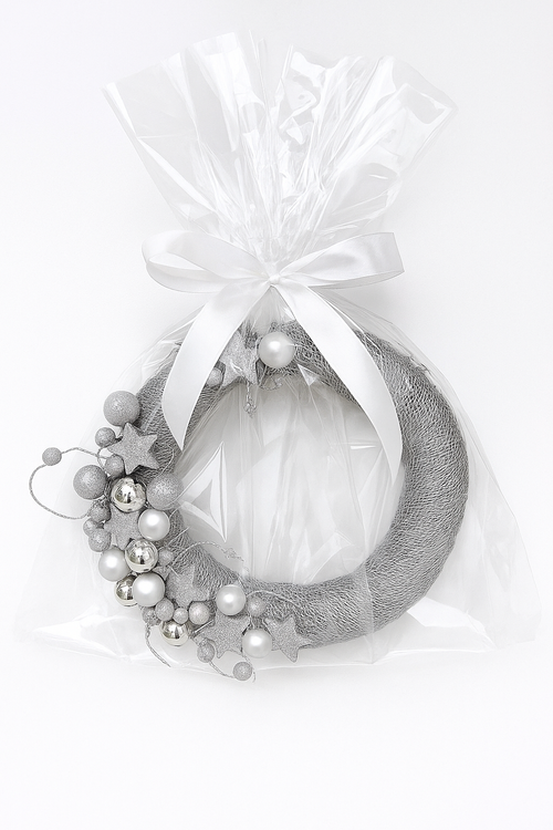 Weihnachtskranz Schneekönigin 25-30 cm 