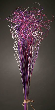 Curly grass, bunch, white-pink-purple, 40 cm high