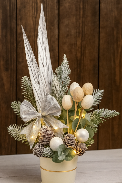 Rambuttan 35 cm 3 Stck. silbern