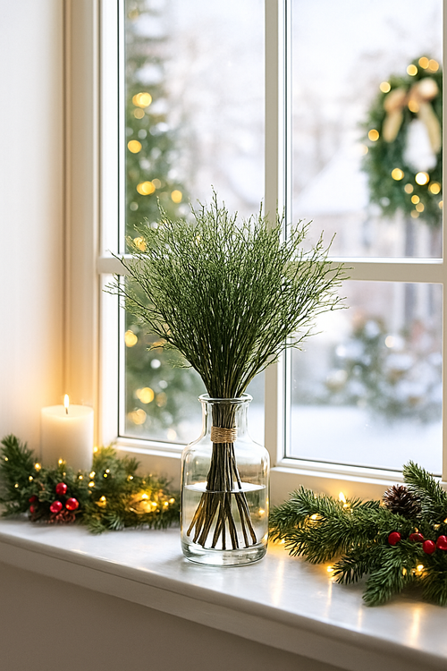 Zweige von Heidelbeeren, Bündel aus 8-10 Zweigen, Länge ca. 30 cm