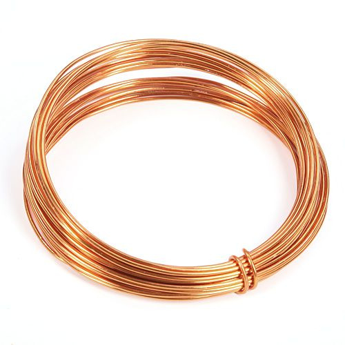 Drut florystyczny  ring aluminiowy 5m - pomarańczowy 