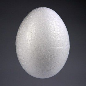 Egg of styrofoam, 90 mm