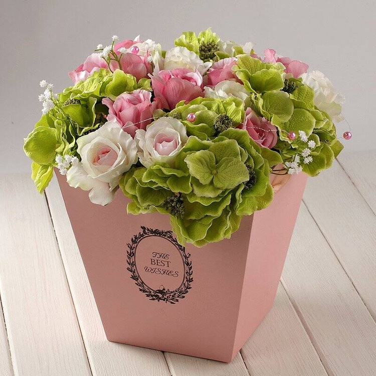 Green cut floral wire 0.7mm - 40 cm, 1 kg (box) ca. 165pcs