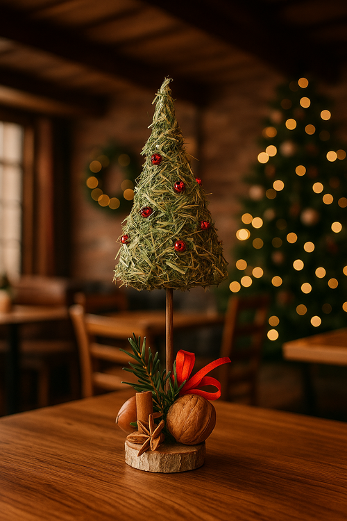 holiday tree (Hannah Collection) of fragrant hay ca 18-22