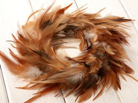 Kranz aus Federn 20-25 cm