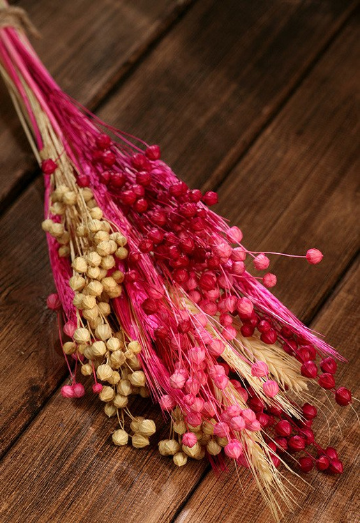 A tuft of grass, grain and linum, ca. 40 cm, pattern C