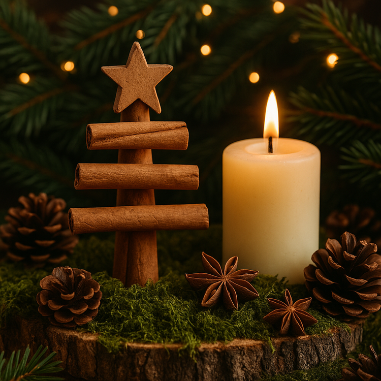 Weihnachtsschmuck, 12/16 cm Juteseil Weihnachtsbaum