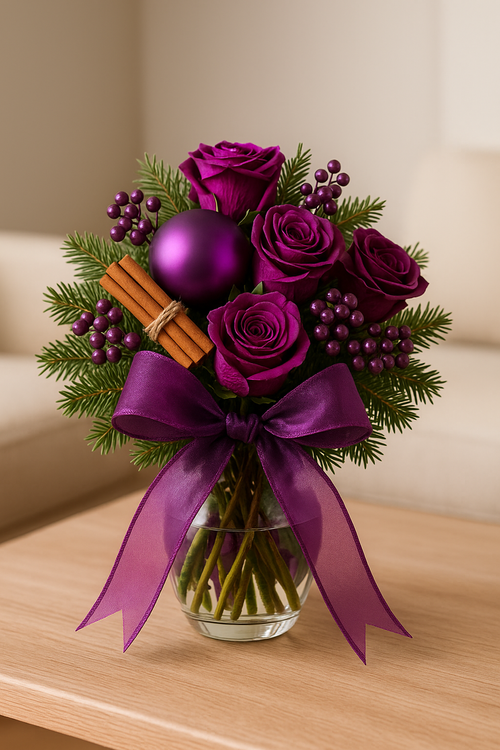 Organza GD 12 cm, 9 m length, bordered - PLUM