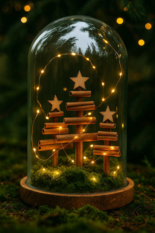 Weihnachtsschmuck, 12/16 cm Juteseil Weihnachtsbaum