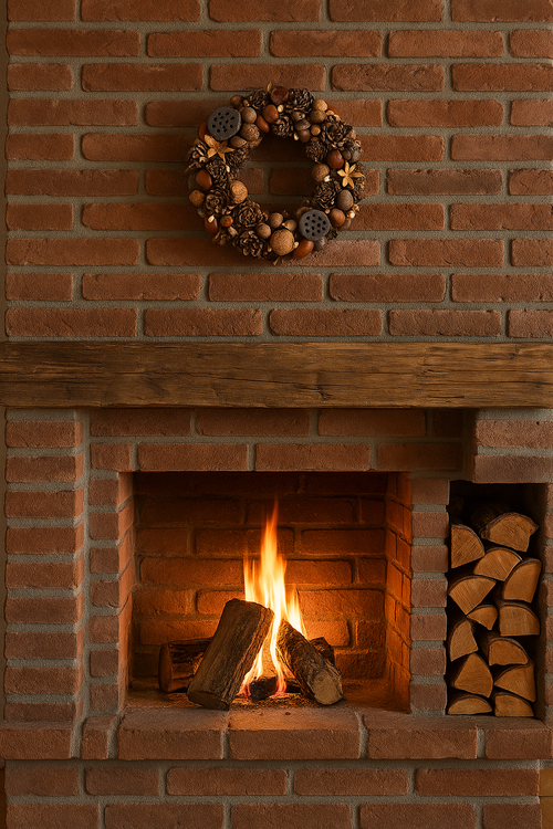 Wianek dekoracyjny GrandDeco – naturalny, rustykalny, 30 cm