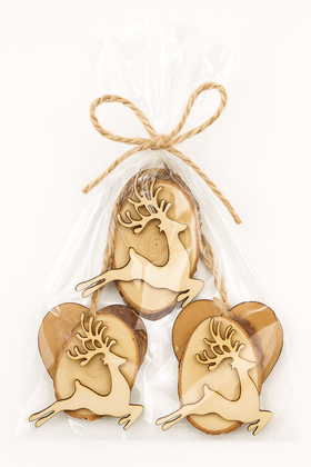 Christmas tree decorations Handmade pendants - Deer Christmas tree