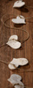 Girlande aus Birkenherzen 150 cm