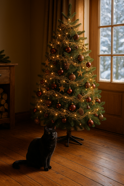 GrandDeco – złote korzonki dekoracyjne 0,5L, świąteczne, naturalne DIY