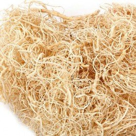 Curly Moos, 30 g, gebleicht