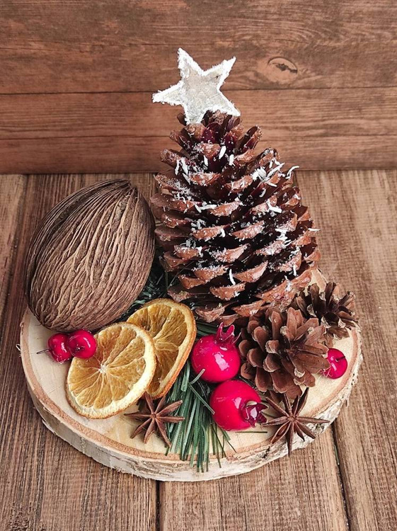 Wood slice for decoration, birch 7-10 cm thick. 1-2 cm pack of 3 