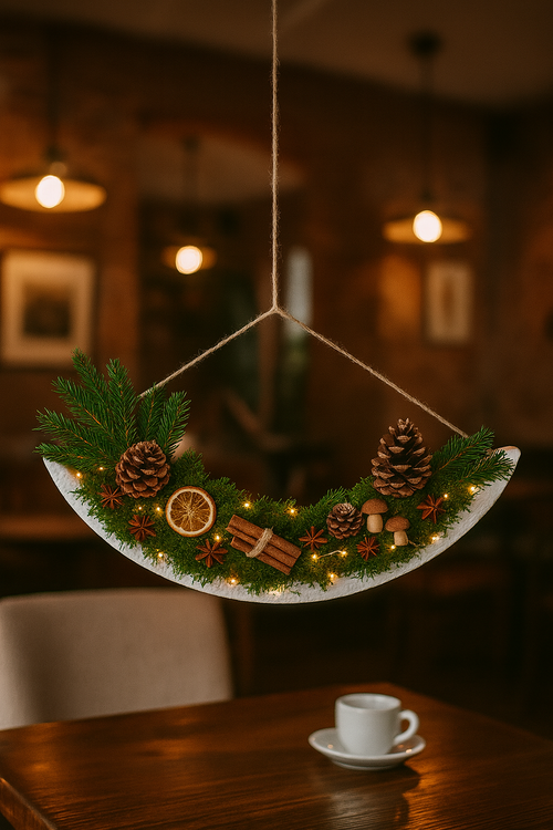 Polystyrene 70 cm arc | arch of polystyrene 700 mm | styrofoam garland 