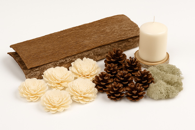 Gehänge aus Baumrinde, 16 cm