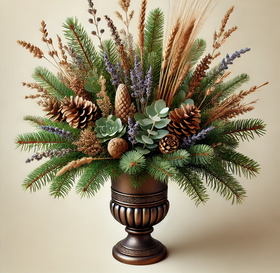 Kranz 35-40 cm violett
