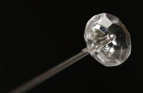 Pin 6mm diamond 12pcs/pkg