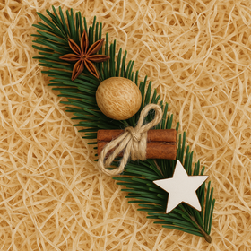 Wood wool - bleached 20 / 20cm