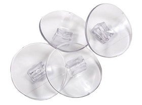 Saugnäpfe, Silikon, Gummi, groß ca. 5 cm (4 Stück / Packung)