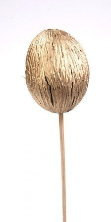 Mintola Kugel mit Stiel ca. 15/50 cm golden