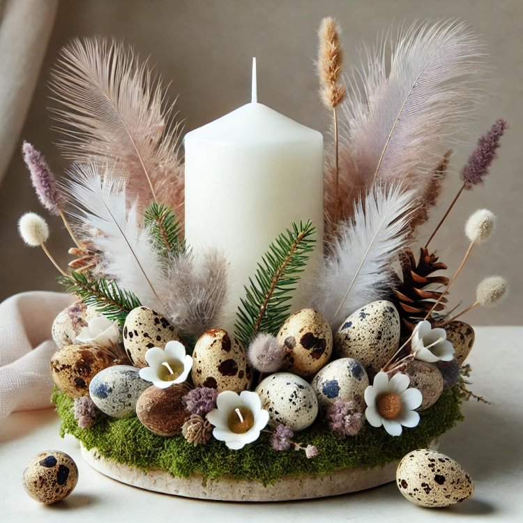 Quail blown eggs 6pcs/pkg